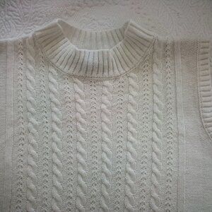 BFA Classics Ivory Sweater Vest Size 1X